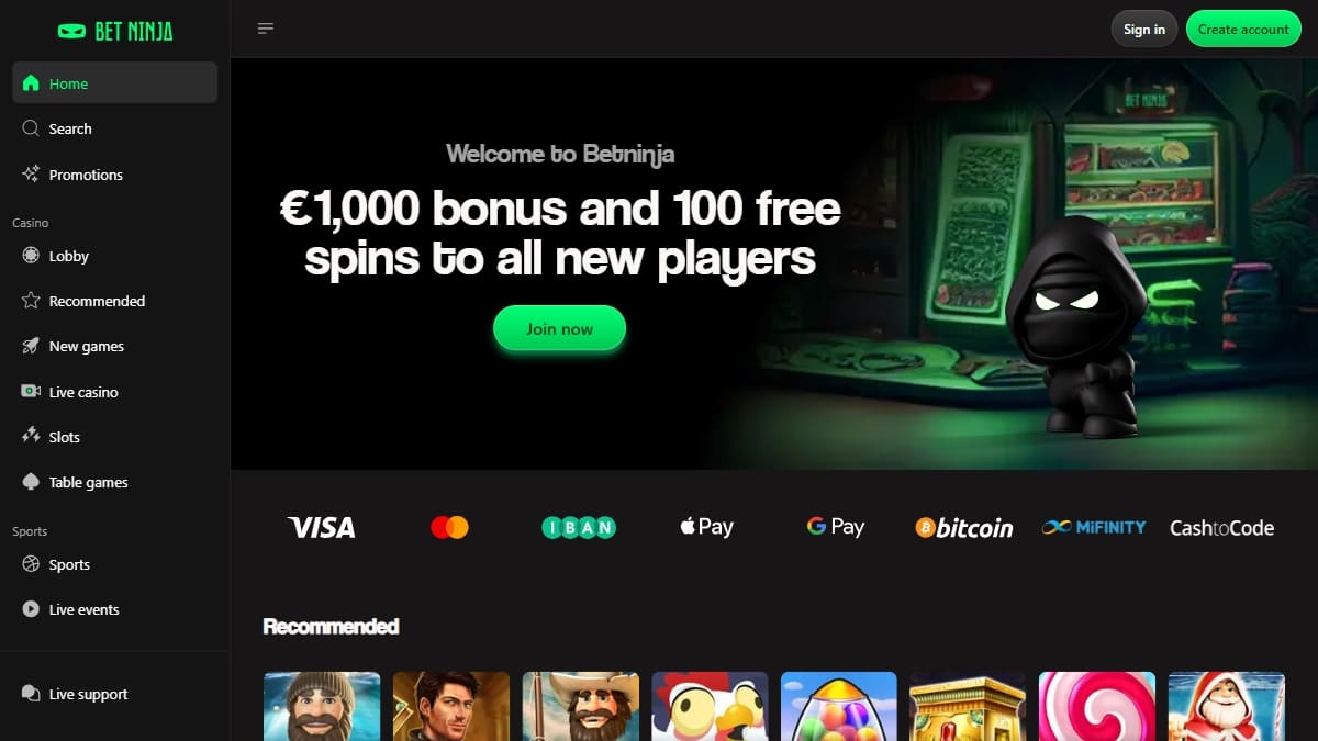review over betninja casino nederland